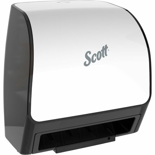 Scott Electric Towel Dispenser - Touchless Dispenser - 7.3" Height x 12.4" Width x 11.8" Depth - Plastic - White - Dirt Resistant, Hands-free, Compact, Drop Resistant, Slip Resistant, Wall Mountable, Hygienic, Keyless Entry - 1 Each