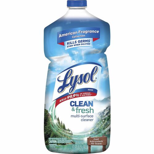 Lysol Multisurface Disinfectant - For Multipurpose - 40 oz (2.50 lb) - Cool Adirondack Air Scent - 1 Each - Versatile, Long Lasting, Deodorize