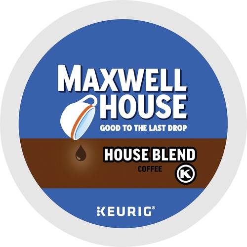Maxwell House K-Cup House Blend Coffee - Compatible with Keurig Brewer - Medium - 24 / Box