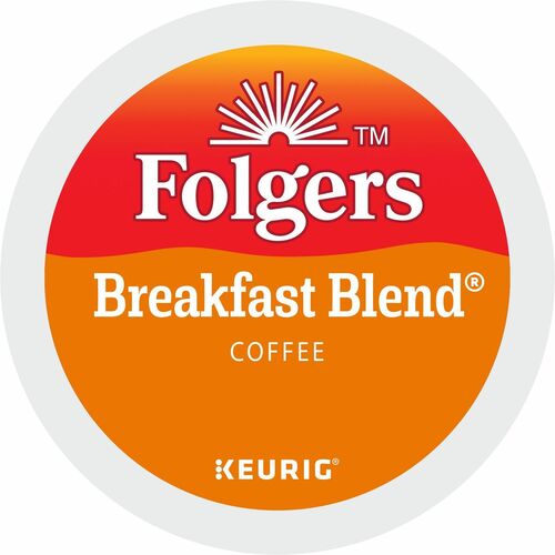Folgers® K-Cup Breakfast Blend Coffee - Compatible with Keurig K-Cup Brewer - Mild - 24 / Box