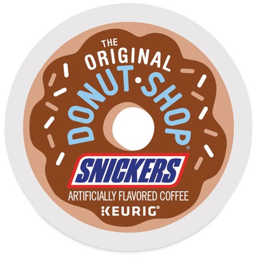 The Original Donut Shop® Snickers Coffee - Compatible with Keurig K-Cup Brewer - Mild - 24 / Box