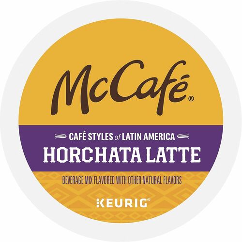 McCafé® K-Cup Horchata Latte - Compatible with Keurig Brewer - Medium - 24 / Box