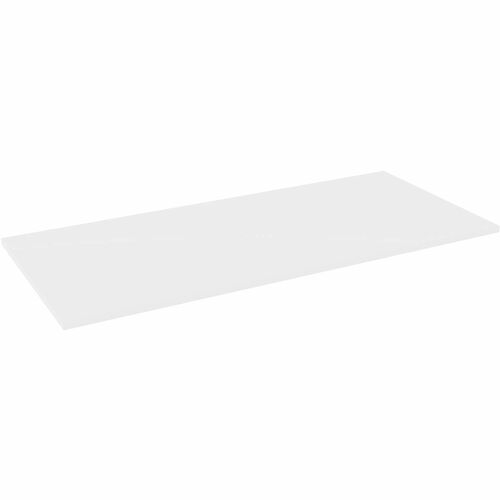 Lorell Multipurpose Tabletop - 30" x 66" x 1" - Band Edge - White, Laminate Table Top - For Conference Table, Office